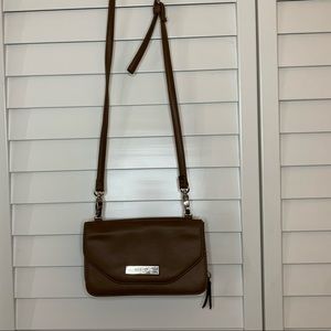Nine West brown crossbody purse